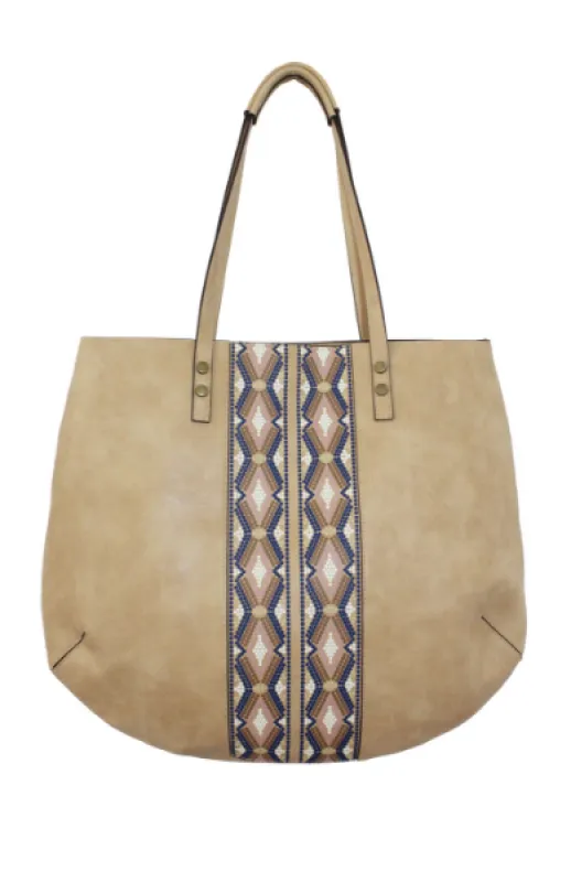 Puff Printed Tote in Ivory sold by T-Shirt & Jeans