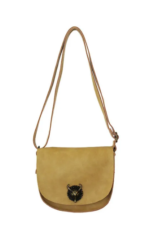 Bull Hardware Crossbody in Tan made by T-Shirt & Jeans