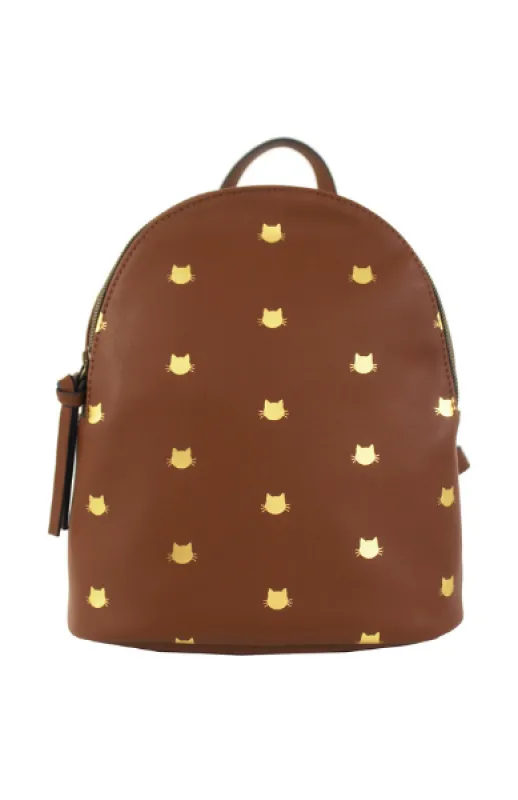Harley Backpack in Cognac & Gold sold by T-Shirt & Jeans