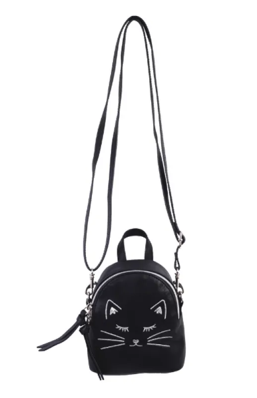 Magical Mini Backpack Crossbody in Black made by T-Shirt & Jeans