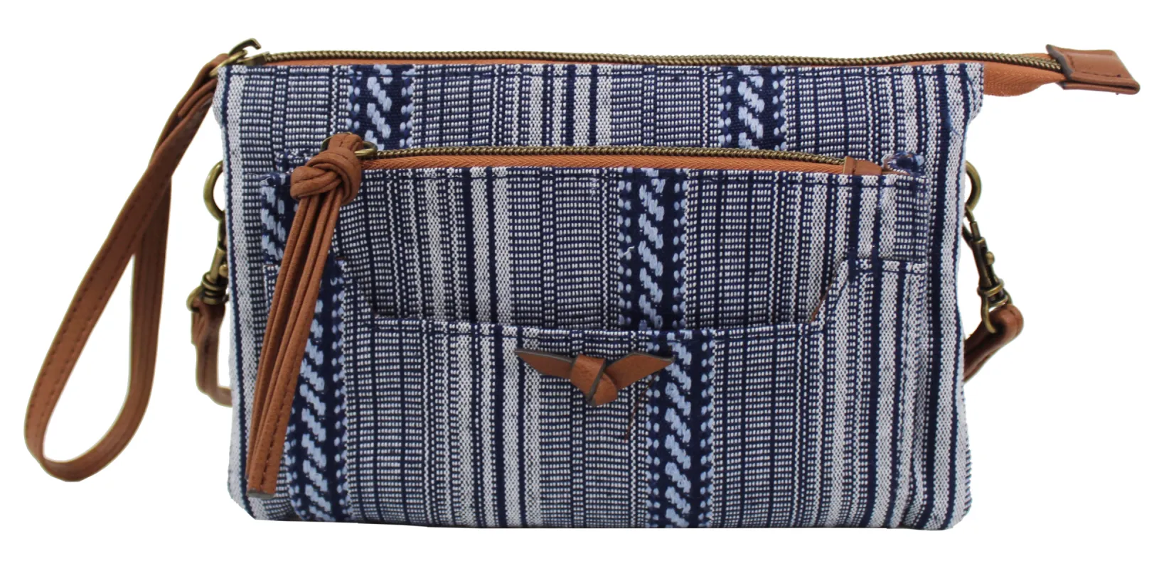Maria Wristlet in Blue Serape sold by T-Shirt & Jeans