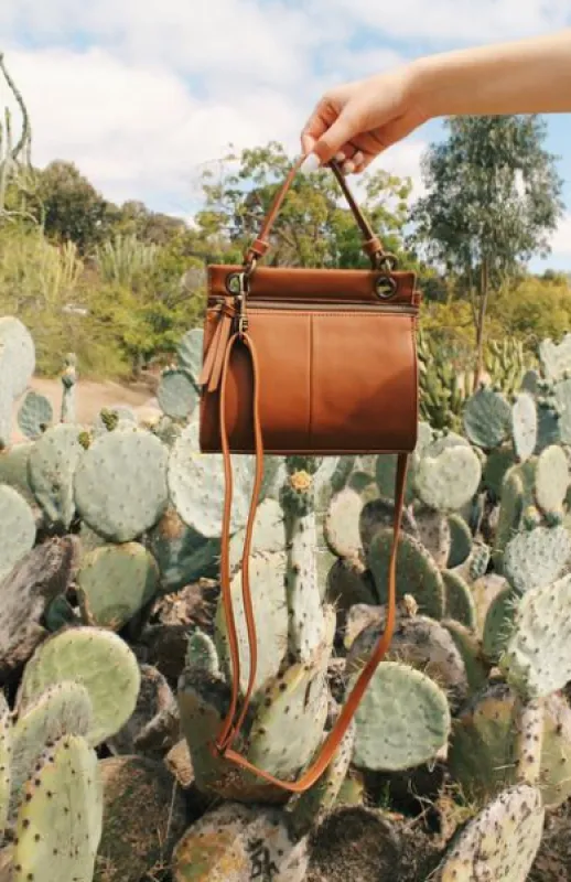 Diana Mini Satchel in Cognac sold by T-Shirt & Jeans