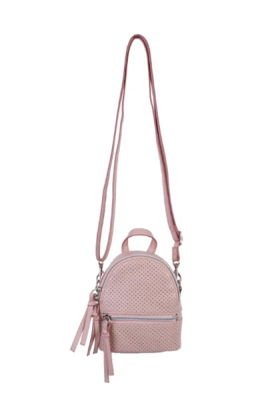 Florence Mini Backpack Crossbody in Blush sold by T-Shirt & Jeans