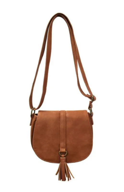 Mini Saddle Bag in Cognac sold by T-Shirt & Jeans