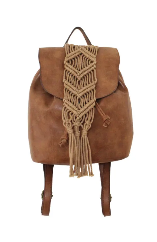 Summer Goodness Backpack in Cognac sold by T-Shirt & Jeans