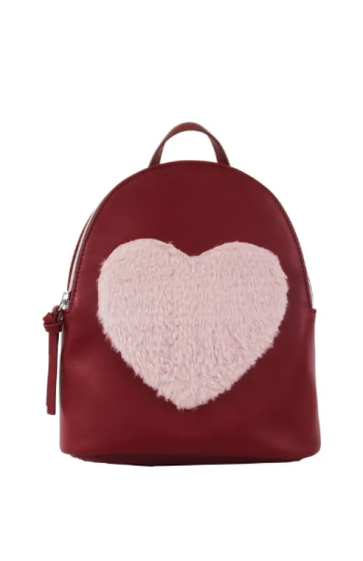 Love Furever Backpack in Wine & Blush sold by T-Shirt & Jeans