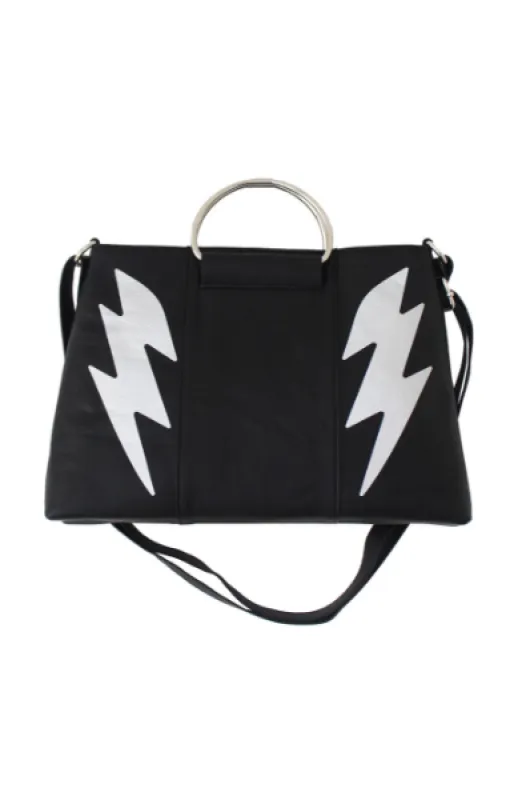 For the Record Ring Satchel in High Voltage sold by T-Shirt & Jeans