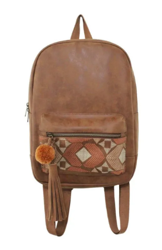 Natural Instincts Backpack in Cognac sold by T-Shirt & Jeans