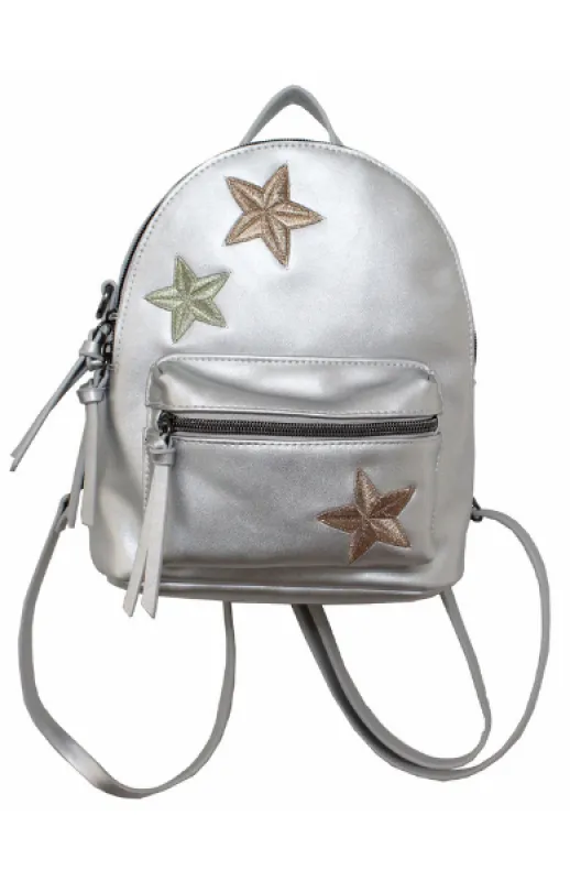 Starry Eyed Backpack in Silver sold by T-Shirt & Jeans