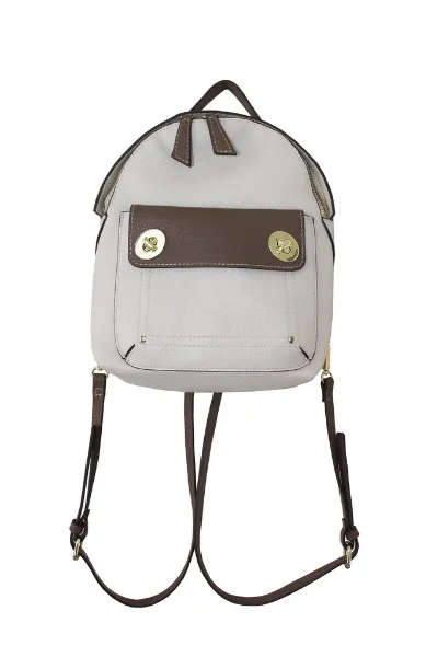 Two-Toned Backpack in Bone sold by T-Shirt & Jeans