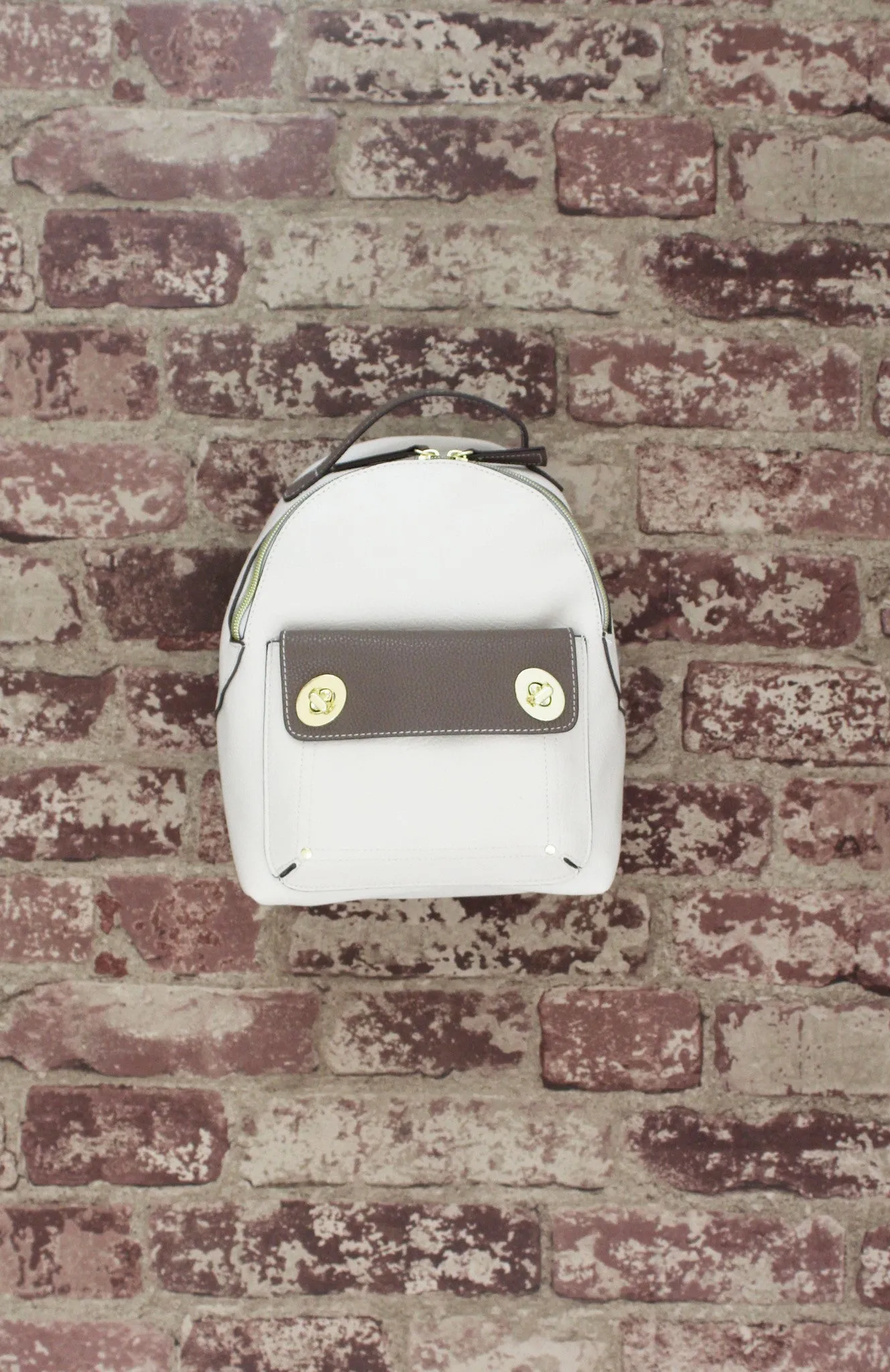 Two-Toned Backpack in Bone sold by T-Shirt & Jeans product image thumbnail 4