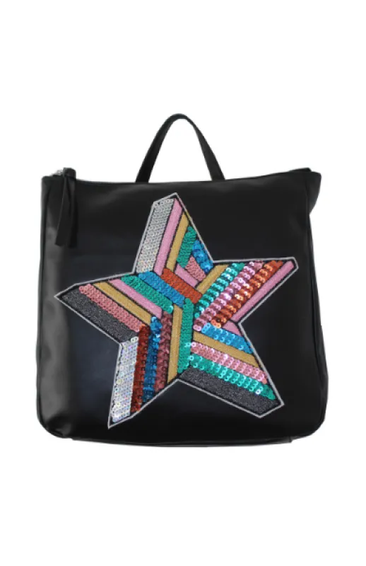 Polly Square Backpack in Black sold by T-Shirt & Jeans