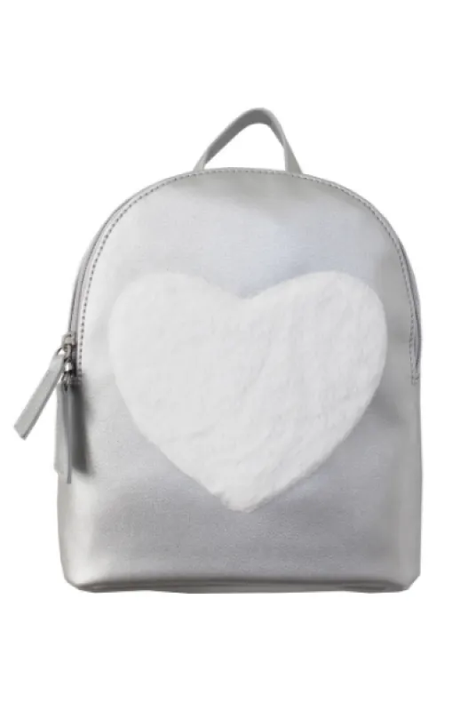 Love Furever Backpack in Silver sold by T-Shirt & Jeans