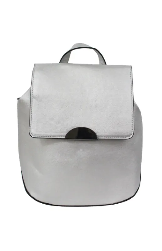 Nora Backpack in Silver sold by T-Shirt & Jeans