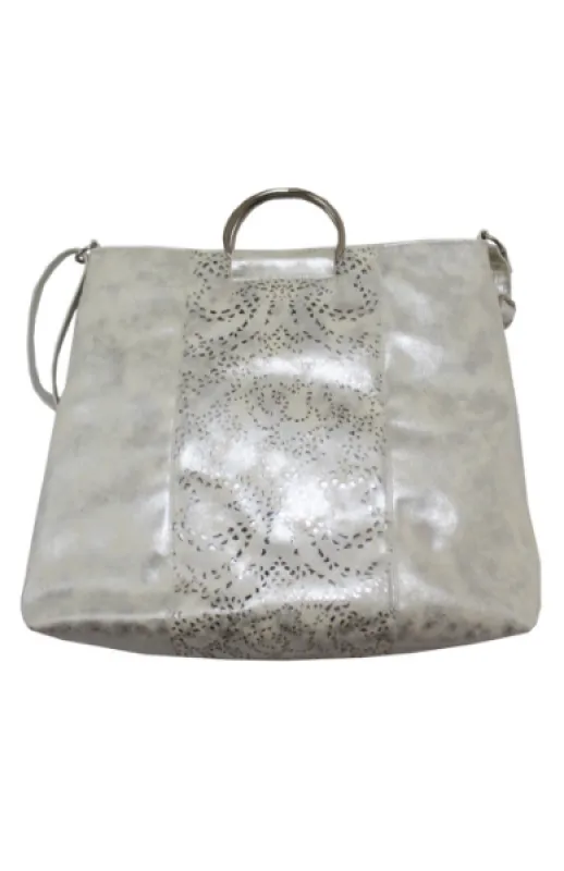 Dreamsicle Ring Tote in Silver sold by T-Shirt & Jeans