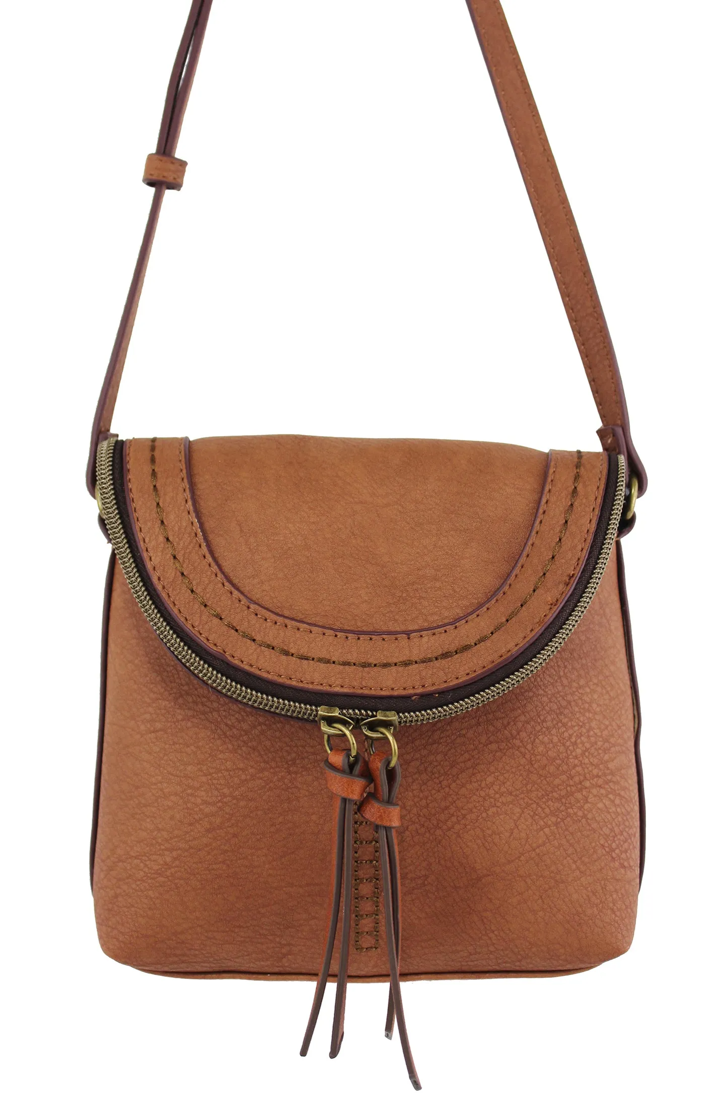 Metro Crossbody in Cognac sold by T-Shirt & Jeans