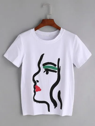 Painted Face Graffiti T-Shirt sold by T-Shirt Addicts