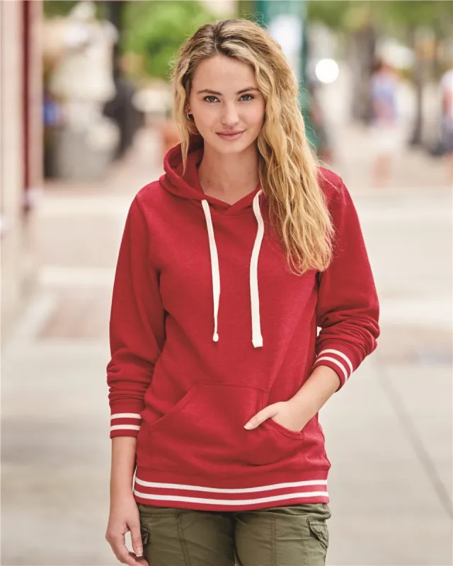 J. America - Women’s Relay Hooded Sweatshirt* sold by T-Shirt Addicts
