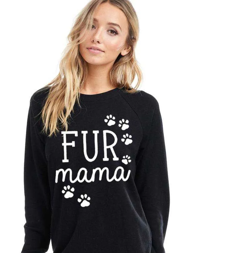 Fur Mama Sweatshirt / Hoodie sold by T-Shirt Addicts