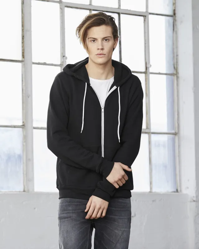 BELLA + CANVAS - Unisex Sponge Fleece Full-Zip Hoodie* sold by T-Shirt Addicts