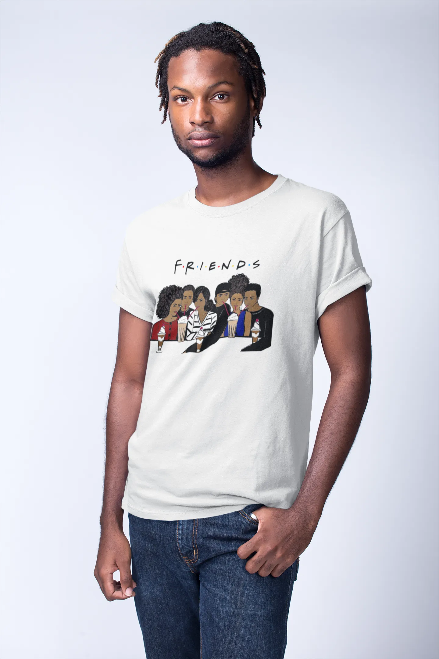 Ethnic Friends T-Shirt sold by T-Shirt Addicts product image thumbnail 2