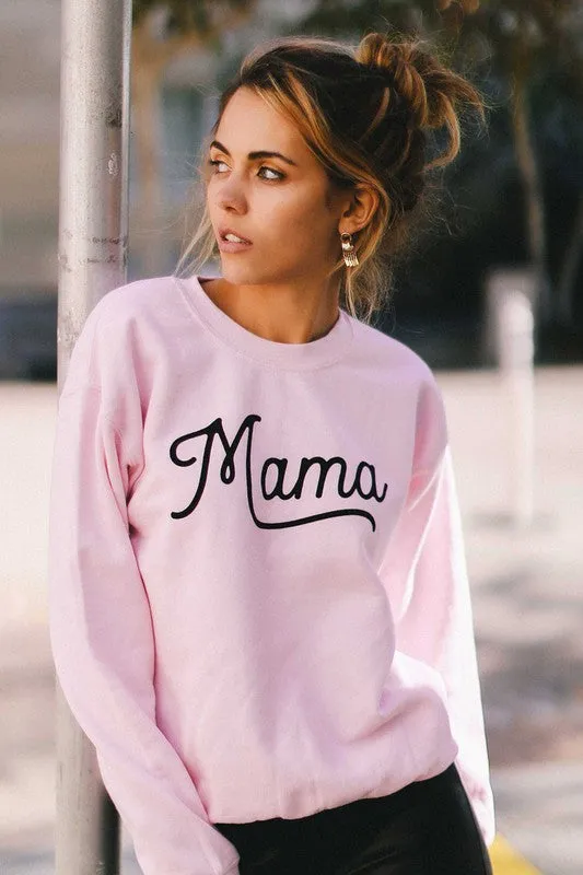 Mama Sweatshirt* sold by T-Shirt Addicts product image thumbnail 3