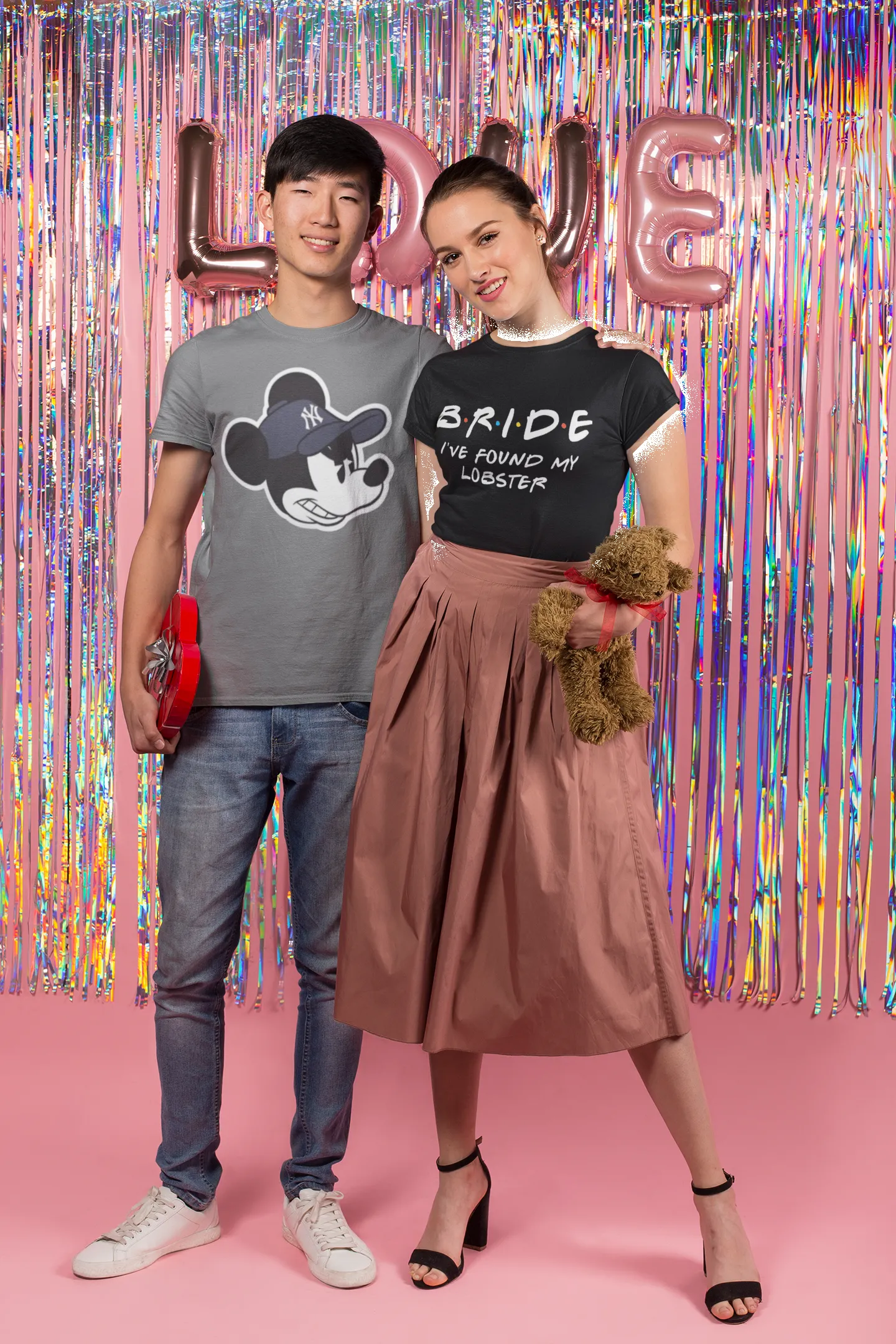 Bride I've Found My Lobster (Friends TV Show Font) T-Shirt* sold by T-Shirt Addicts product image thumbnail 2