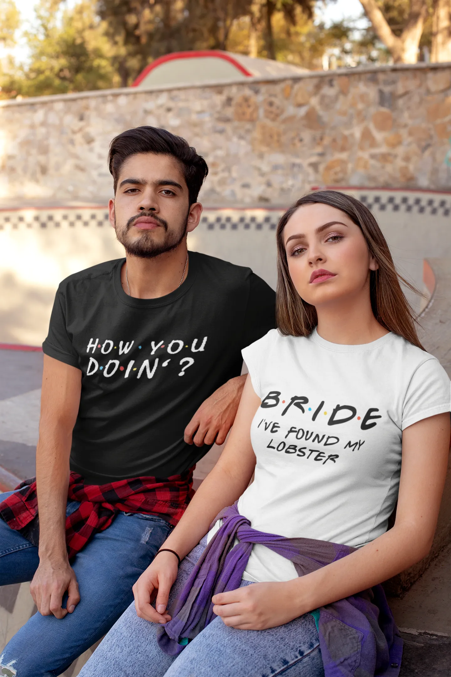 Bride I've Found My Lobster (Friends TV Show Font) T-Shirt* sold by T-Shirt Addicts product image thumbnail 3