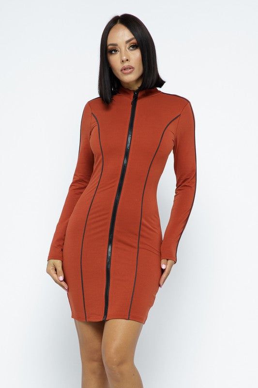 Sporty Bodycon Mini Dress* sold by T-Shirt Addicts