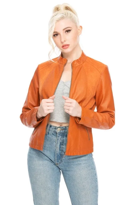 "The Ride Jacket" Vegan Leather Jacket* sold by T-Shirt Addicts