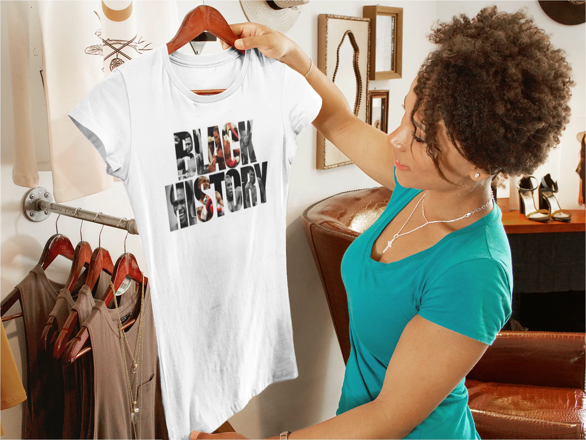 Black History Boxing Greats T-Shirt* sold by T-Shirt Addicts product image thumbnail 2