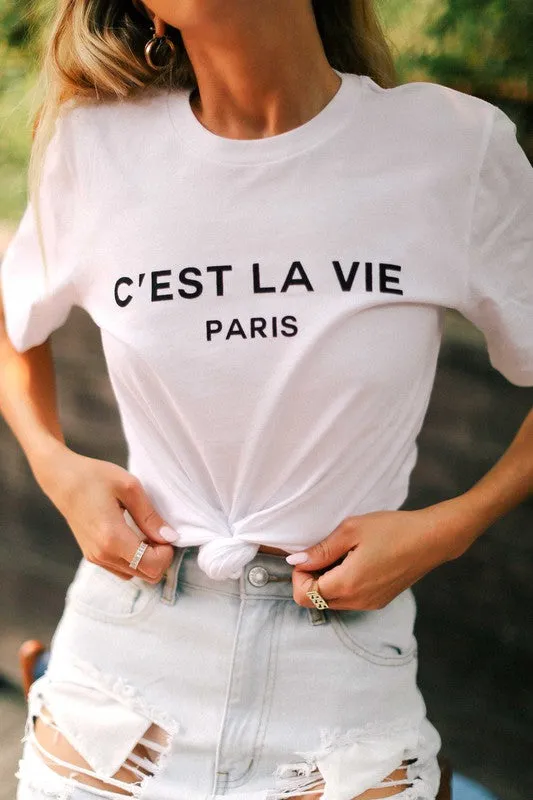 C'est La Vie Paris T-Shirt* sold by T-Shirt Addicts product image thumbnail 4