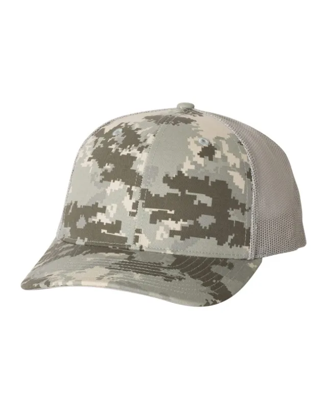 Richardson - Patterned Snapback Trucker Cap* sold by T-Shirt Addicts