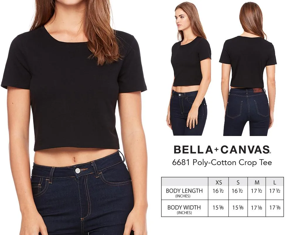 Shady Beach Crop Top T-Shirt sold by T-Shirt Addicts product image thumbnail 3