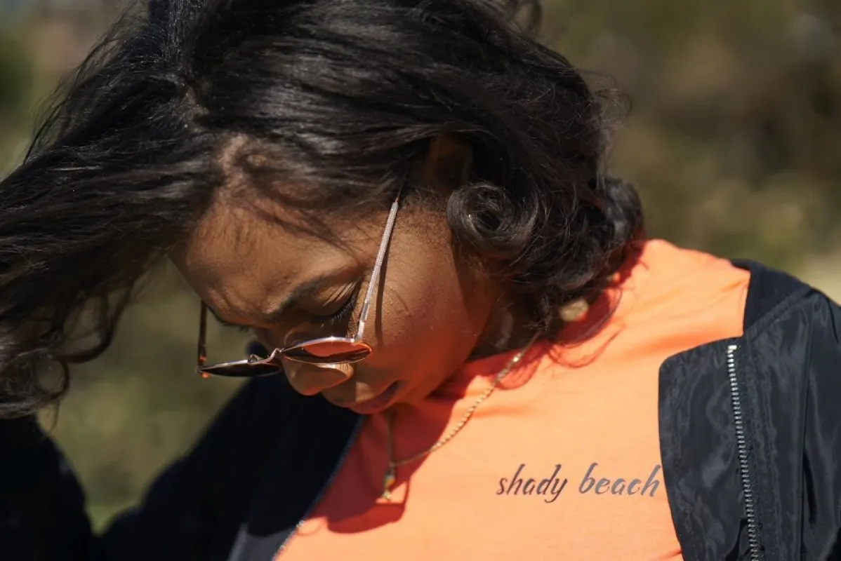 Shady Beach Crop Top T-Shirt sold by T-Shirt Addicts