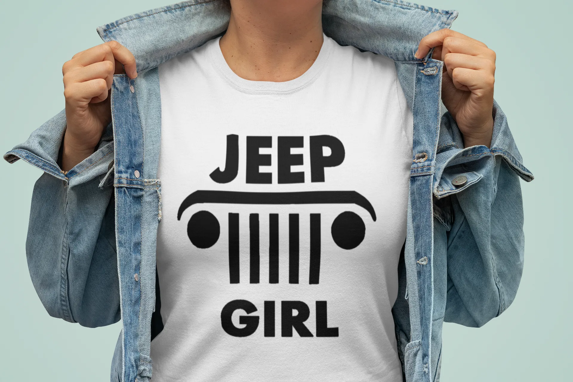 Jeep Girl T-Shirt sold by T-Shirt Addicts product image thumbnail 2