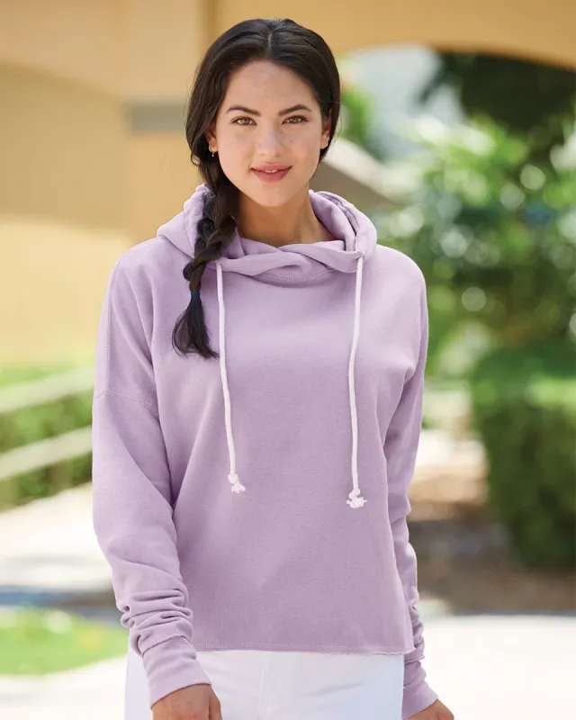 J. America Lounge Fleece Hi-Low Hooded Sweatshirt* sold by T-Shirt Addicts