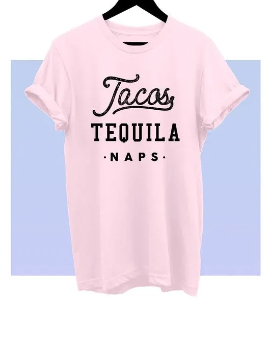 Tacos Tequila Naps T-Shirt* sold by T-Shirt Addicts product image thumbnail 3