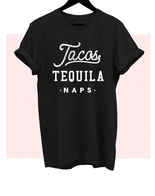 Tacos Tequila Naps T-Shirt* sold by T-Shirt Addicts product image thumbnail 4