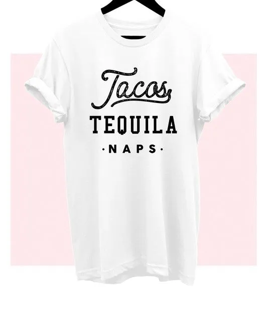 Tacos Tequila Naps T-Shirt* sold by T-Shirt Addicts product image thumbnail 5