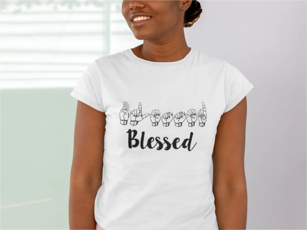 Signing Blessed T-Shirt* sold by T-Shirt Addicts