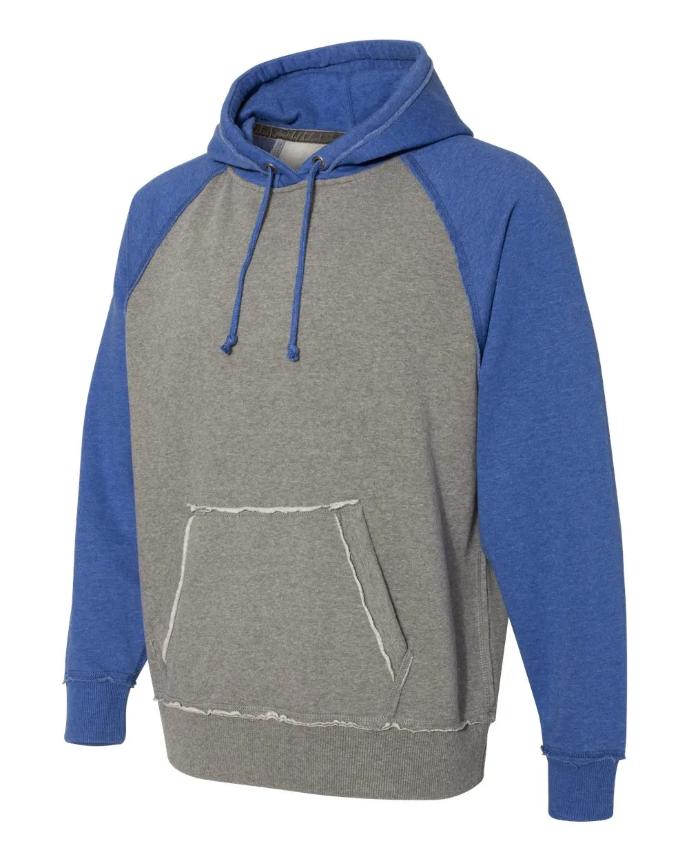J. America - Vintage Heather Hooded Sweatshirt* sold by T-Shirt Addicts product image thumbnail 2