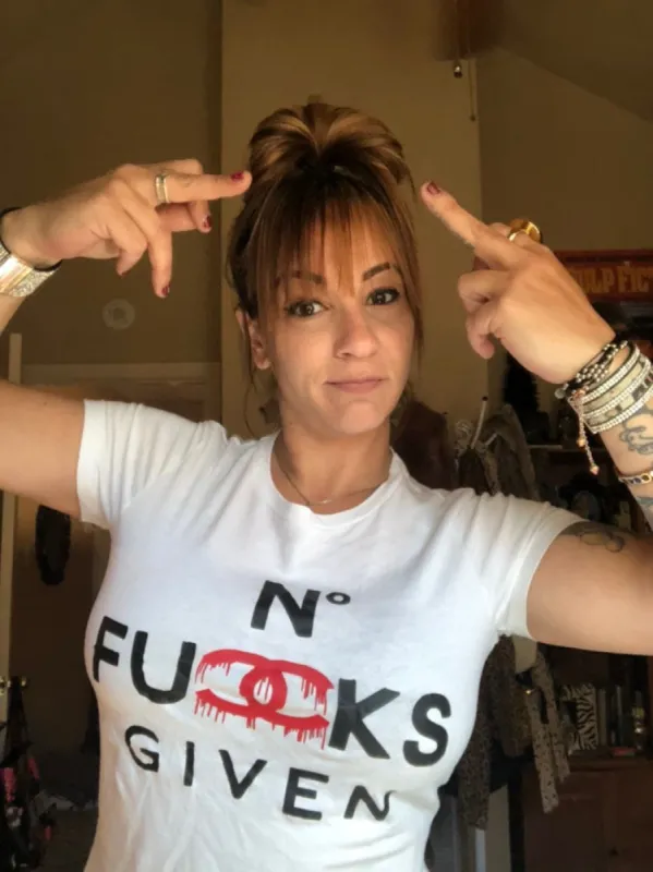 No Fu*ks Given T-Shirt sold by T-Shirt Addicts