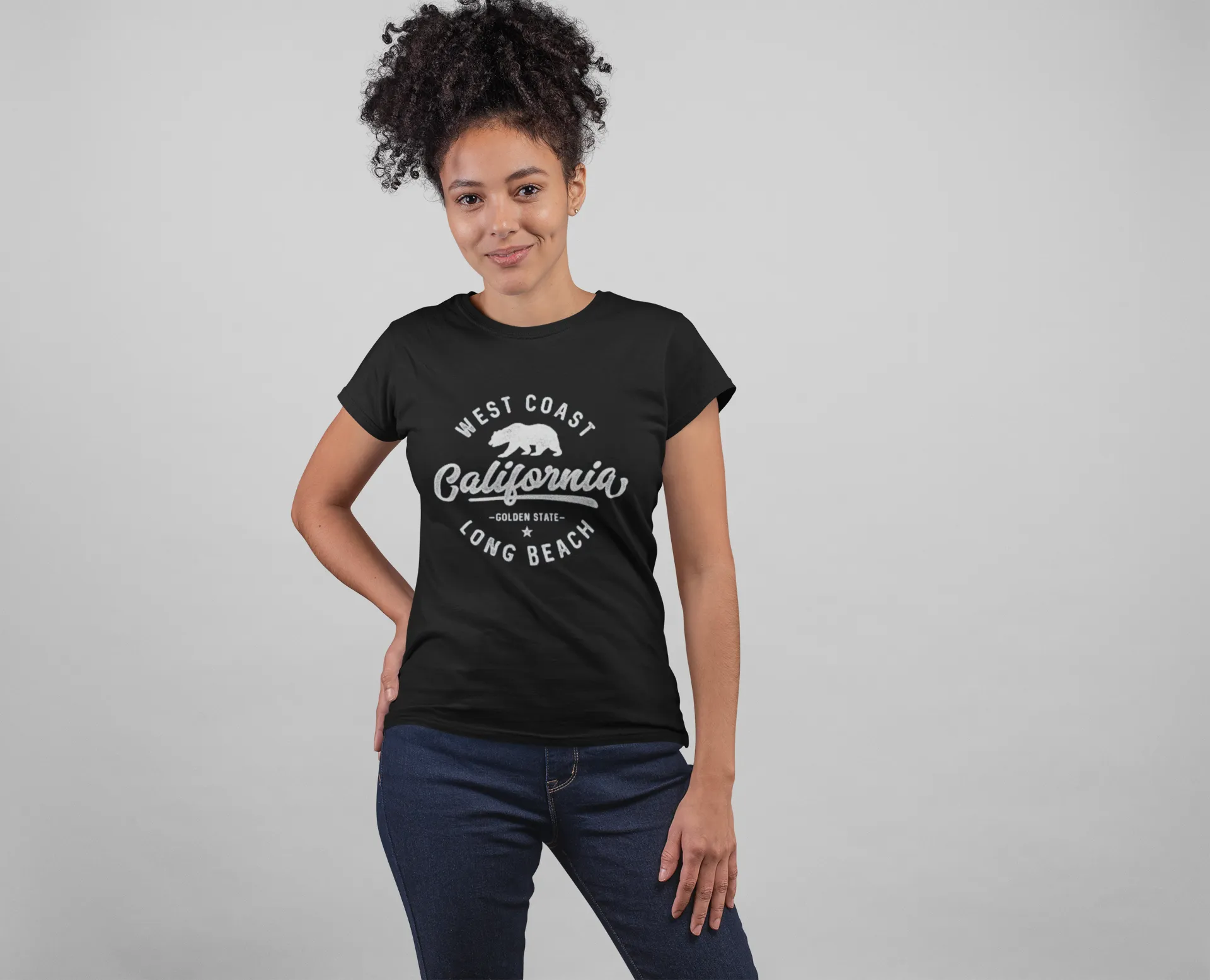 California (West Coast / Long Beach / Golden State) T-Shirt* sold by T-Shirt Addicts