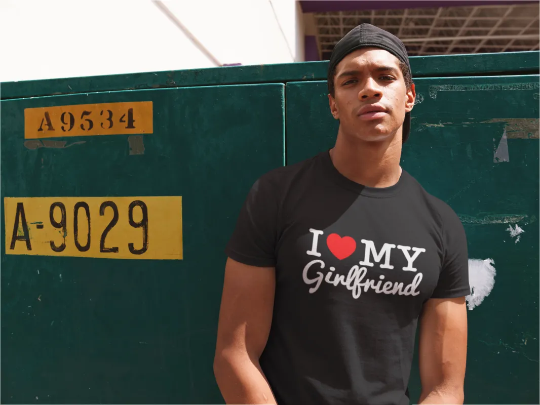 I Love My Girlfriend T-Shirt sold by T-Shirt Addicts