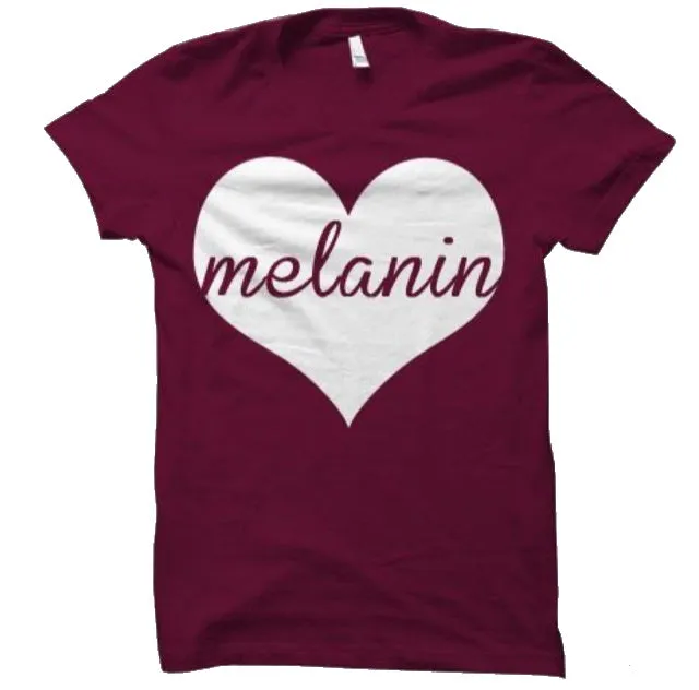Melanin Heart T-Shirt sold by T-Shirt Addicts product image thumbnail 4