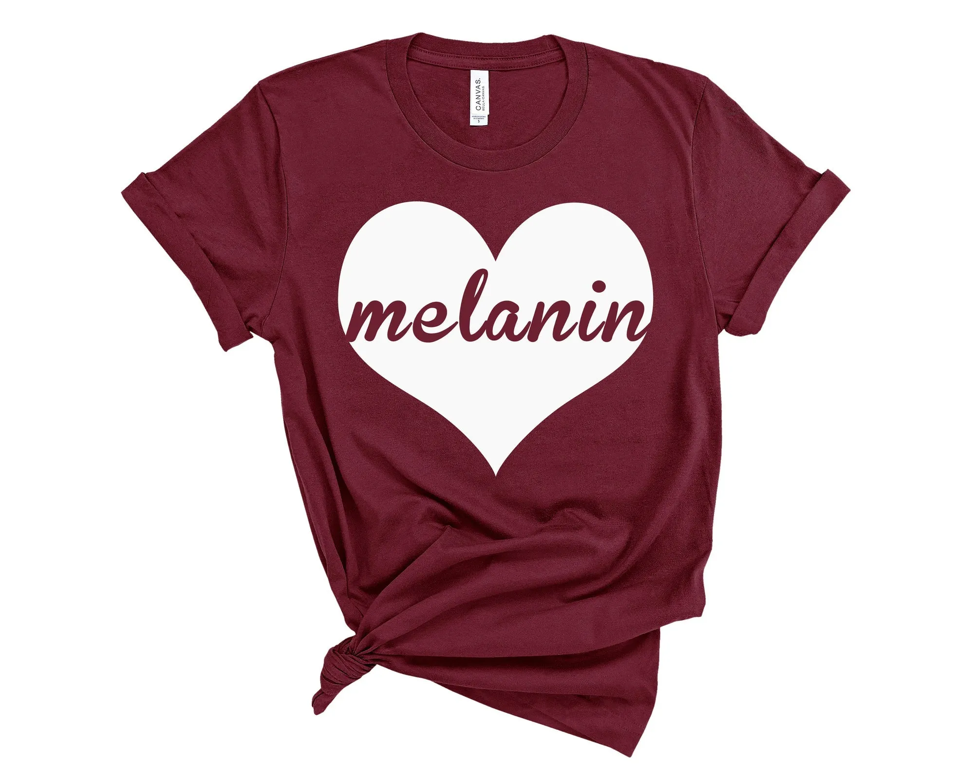 Melanin Heart T-Shirt sold by T-Shirt Addicts