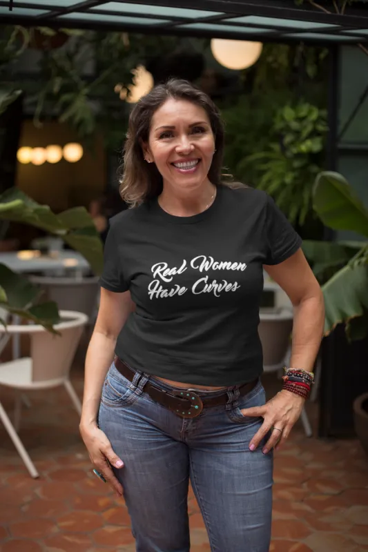 Real Women Have Curves T-Shirt sold by T-Shirt Addicts