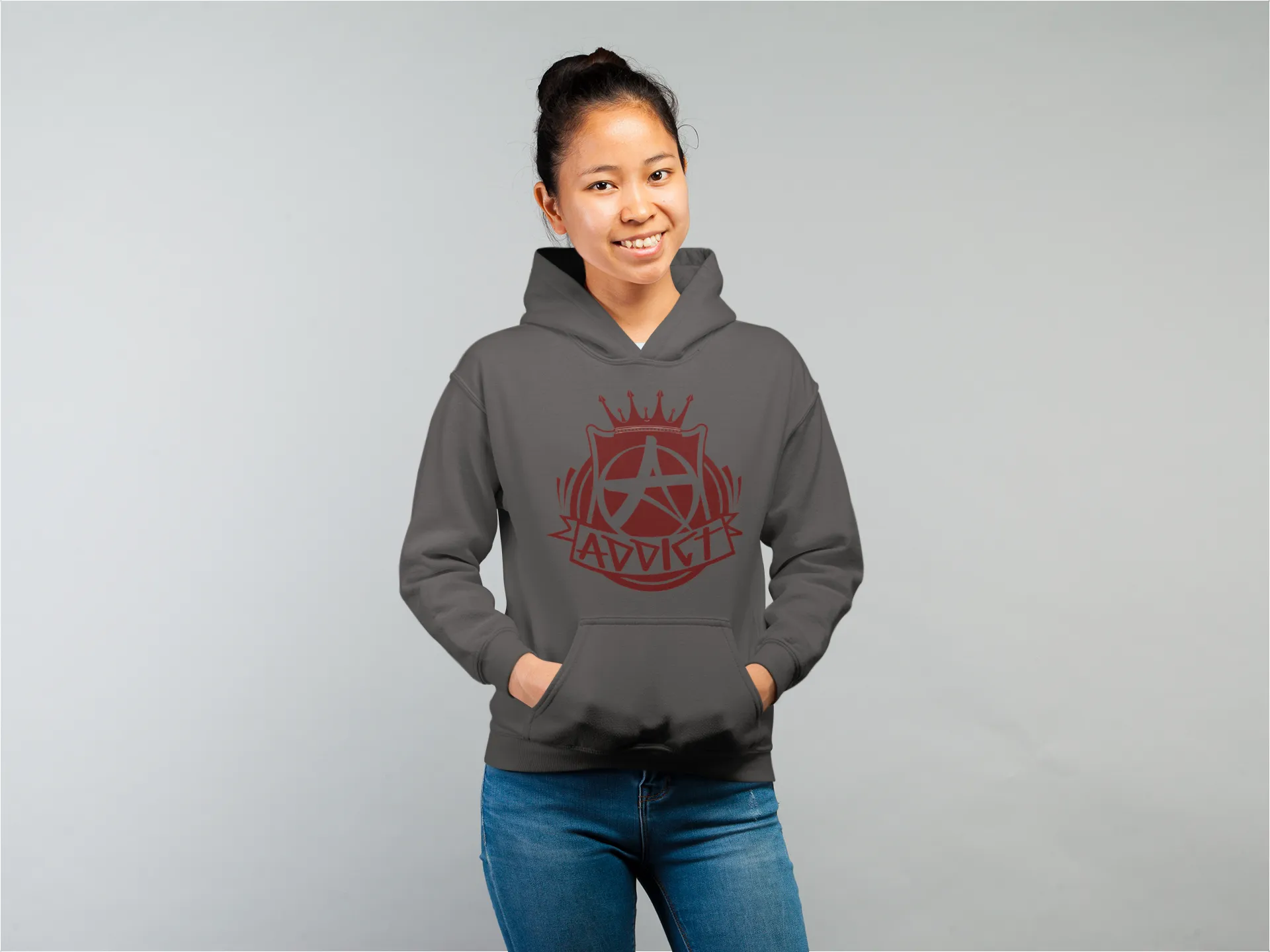 Addict Apparel Logo Sweatshirt / Hoodie* sold by T-Shirt Addicts product image thumbnail 2
