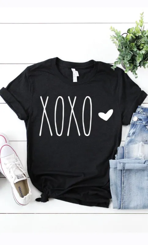 XOXO "Hugs + Kisses" T-Shirt* sold by T-Shirt Addicts